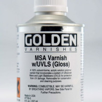 Βερνίκι νεφτιου MSA UV (Golden/Aμερικής) γυαλιστερό/ανασυσκευασία - 60ml